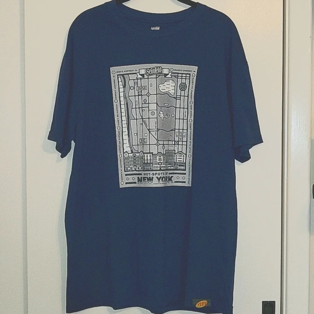 Men's XL "Seinfeld" Hot Spots of New York T-Shirt ๐ - Picture 1 of 6